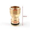 1 шт. Латунь 1/2" 3/4" 1 дюйм Резьба Быстроразъемное Соединение Садовый Ирригационный Кран Насадка Адаптер Соединения для Водяного Пистолета