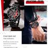 SVJ Brand Wheel Hub Watch Men 360° Rotating Three-dimensional Hollowed Out Car Modification Table Conceptual Luminous Watch