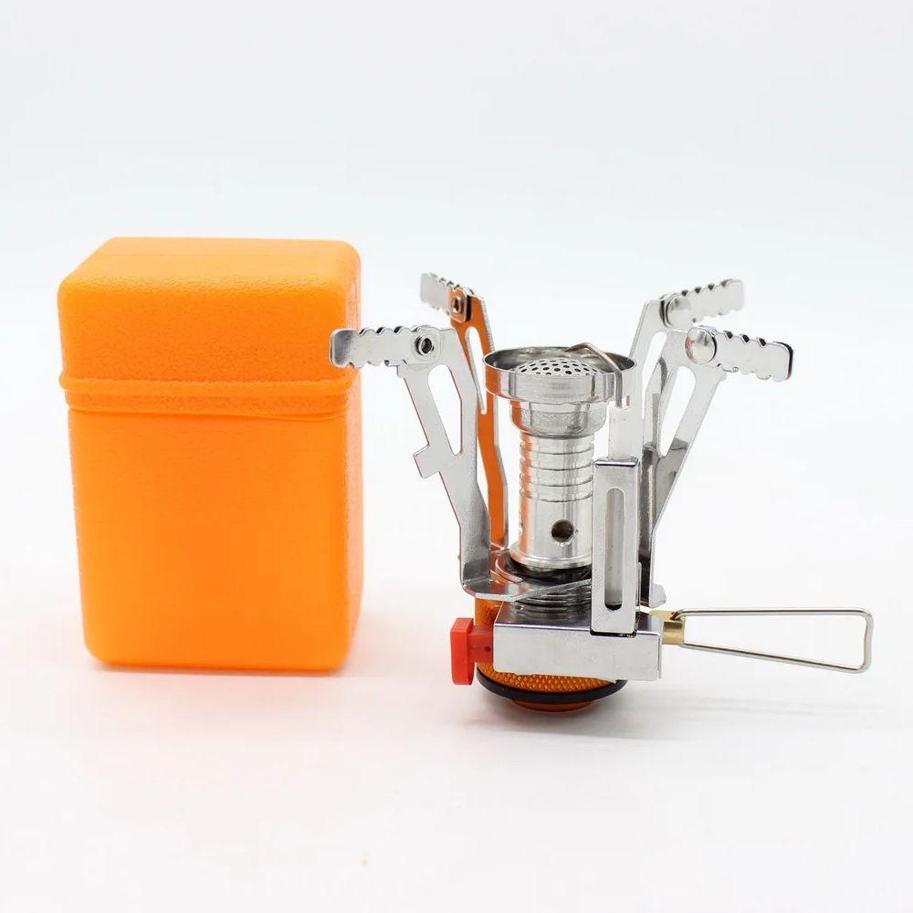 Складная уличная плита Сверхлегкая сплавная мини-газовая плита для кемпинга, пеших походов, газовая горелка, портативная уличная плита для пикника