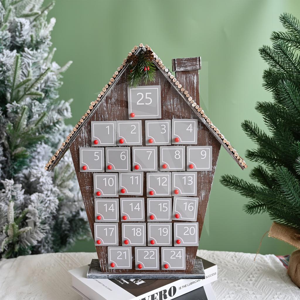 Christmas Wooden Advent Calendar Tree With Drawers For Adults Kids Christmas Countdown Decoration