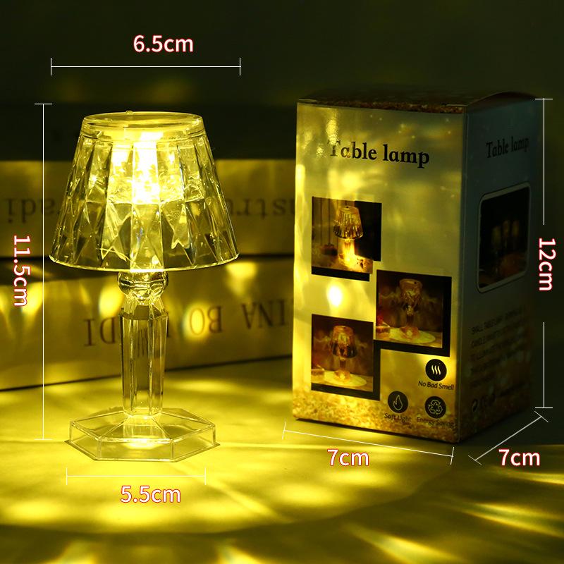 Мини светодиодный уличный фонарь ночник - Маленькая настольная лампа для атмосферы и декоративных микроландшафтов