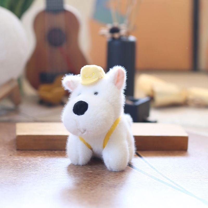 Highland Dog West Keychain Plush Toy Portable Bag Pendant Gift For Children