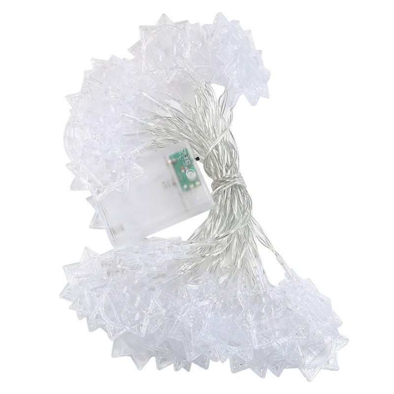 Eid al-Adha Star & Moon LED String Lights with Kerosene Lamp & Moon Castle for Muslim Feast of Sacrifice Décor