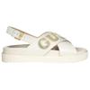 Gucci Женская сандалия 'White Metallic Gold' Женская 738691 AAB3K 9267