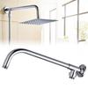 G1/2 Fixed Shower Arm 30/40cm Shower Head Bars Rain Shower Head Extension  Bathroom Hardware