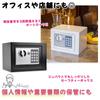 Nicheez Mini Safe с цифровой клавиатурой, электронный замок, аварийный ключ безопасности для дома, в комплекте японское руководство по эксплуатации (белый)