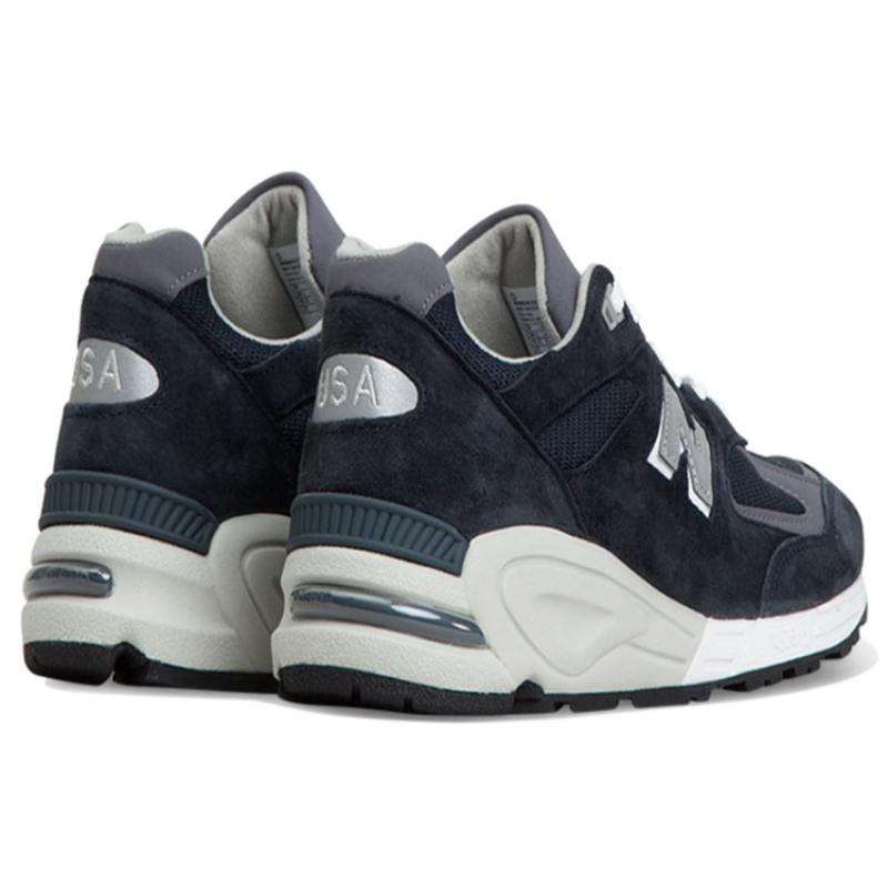 New Balance 990v2 Made In Usa 'Navy White' Sneakers M990NV2