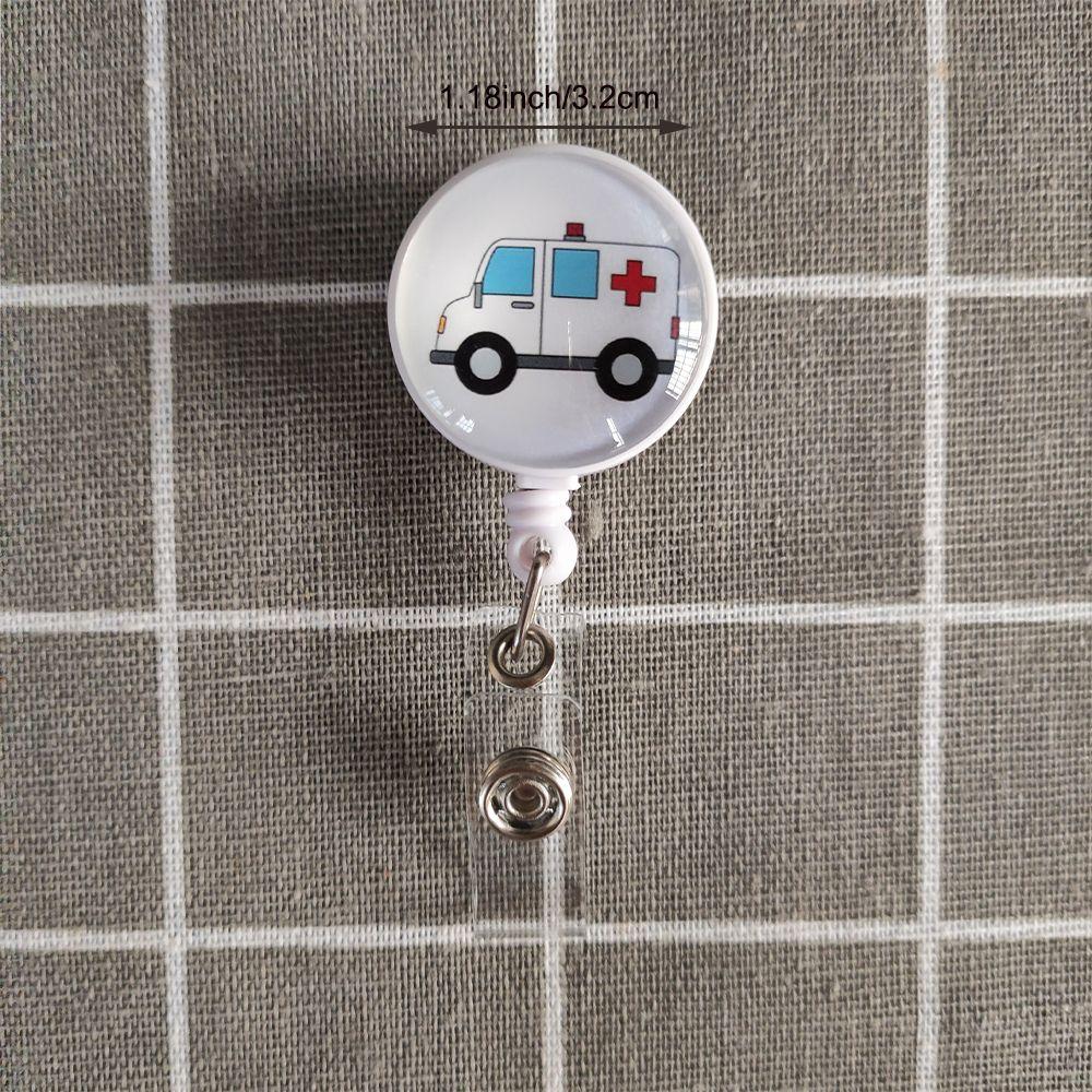 9 стилей рабочий бейдж с выдвижным держателем для медсестры, милый бейдж для медсестры с поворотным зажимом