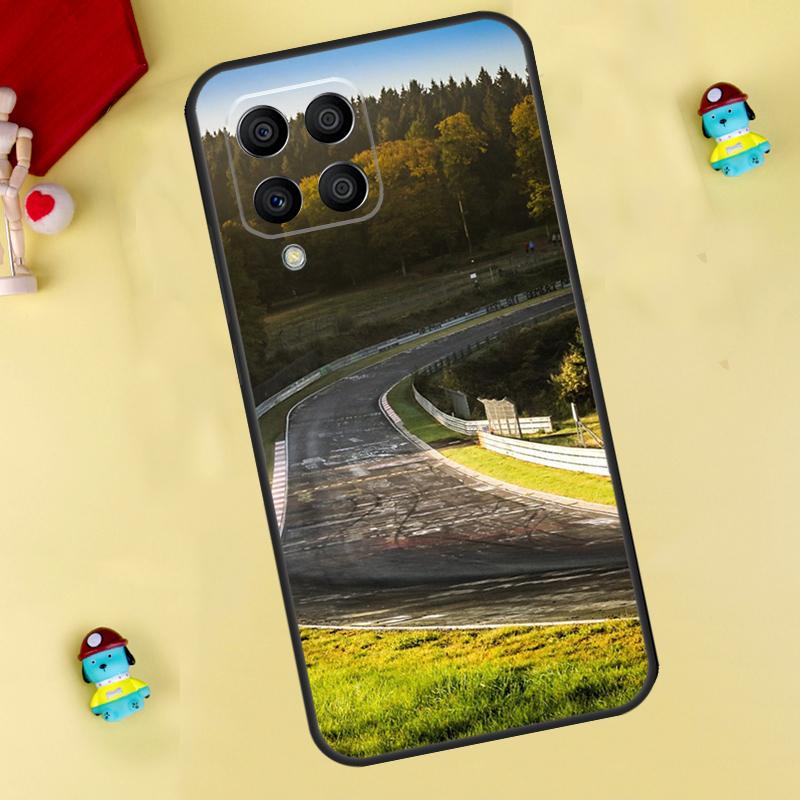 Green Hell Nurburgring Case For Samsung Galaxy M35 M55 M15 M11 M12 M13 M14 M06 M16 M36 M56 M31 M53 M32 M52 M34 M54