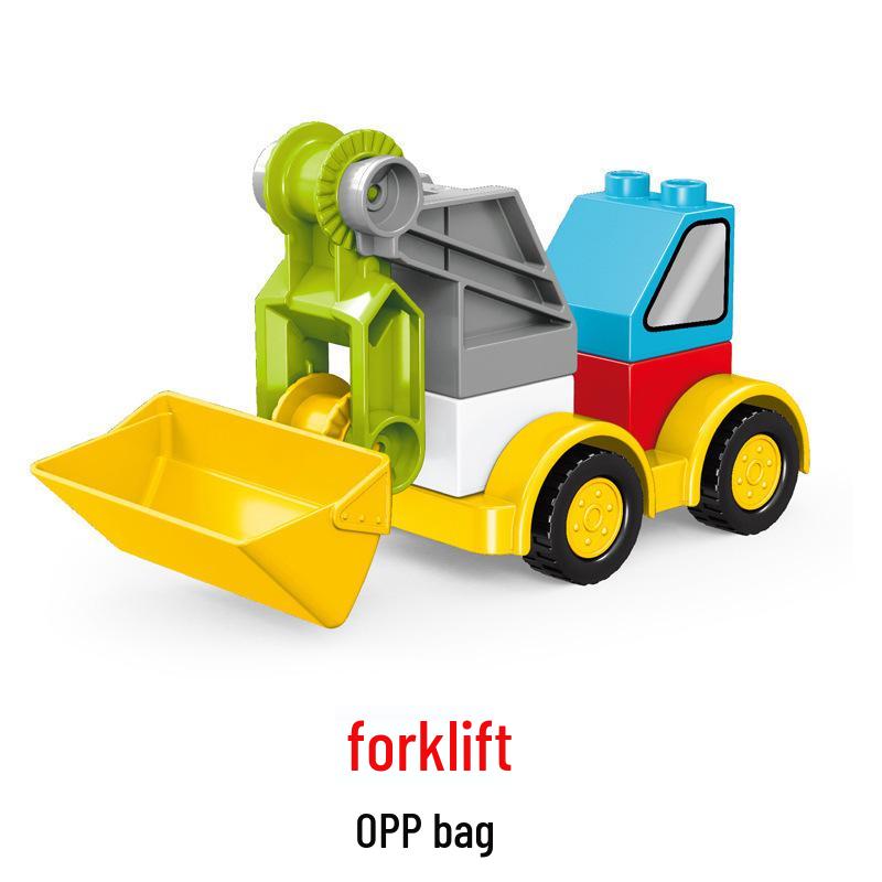 Совместимо с LEGO Duplo: Универсальные инженерные машинки и креативные строительные блоки - Образовательная игрушка для детей