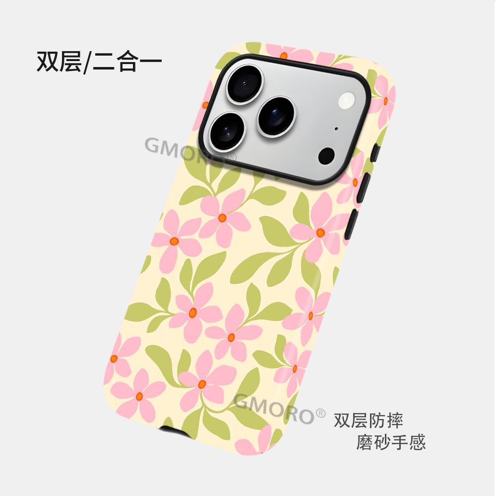 Горячая новинка Amazon красивый матовый чехол для мобильного телефона iPhone 15 Pro Apple 16/17 пленка двусторонний защитный чехол