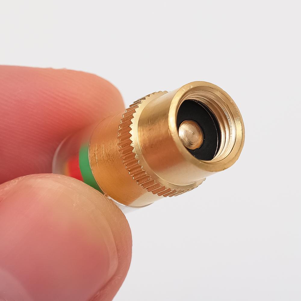 Copper Core Tire Pressure Monitor Valve Stem Cap Sensor Indicator Alert for Auto Car Motorcycle Bike Stainless Steel Accessories Valve Stems 1