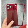 Matte Metal Back Frame Phone Case IPhone 16 17 Pro Max