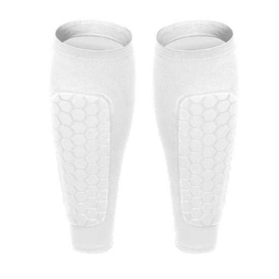 Футбольные щитки для детей и подростков, компрессионный рукав для икр с сотовыми вставками, защита икр для футбола