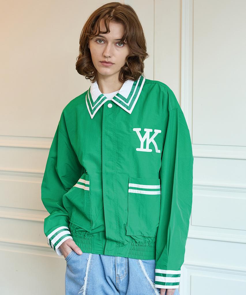 Waikei Marine Collar Shirt Jacket Green