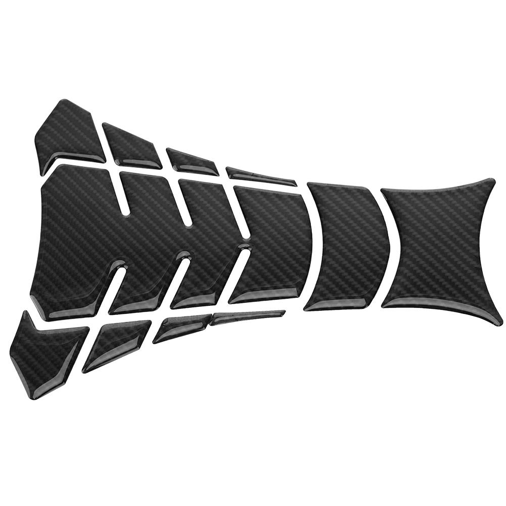 Накладка-протектор на топливный бак мотоцикла из углеродного волокна, наклейки, универсальные