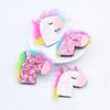 10Pcs 45mm Colorful Mane Unicorn Applique Scrapbooking Ornamnet Patches DIY Crafts Supplies