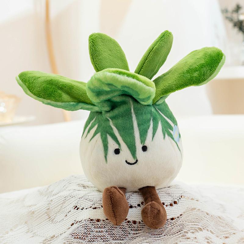 Морковь Гриб Тыква Баклажан Кукуруза Корень лотоса Овощная плюшевая игрушка для детей в подарок и для коллекционеров