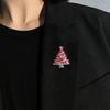 1PC Christmas Brooch, Christmas Tree Drip Oil Brooch Autumn and Winter Sweater Accessories Christmas Clothing Accessories