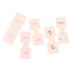 100Pcs Bow Tie Rabbit Fold Packing Cardboard For Handmade Necklace Bracelet Headwear Headband Display Cards Retail Hanging Label