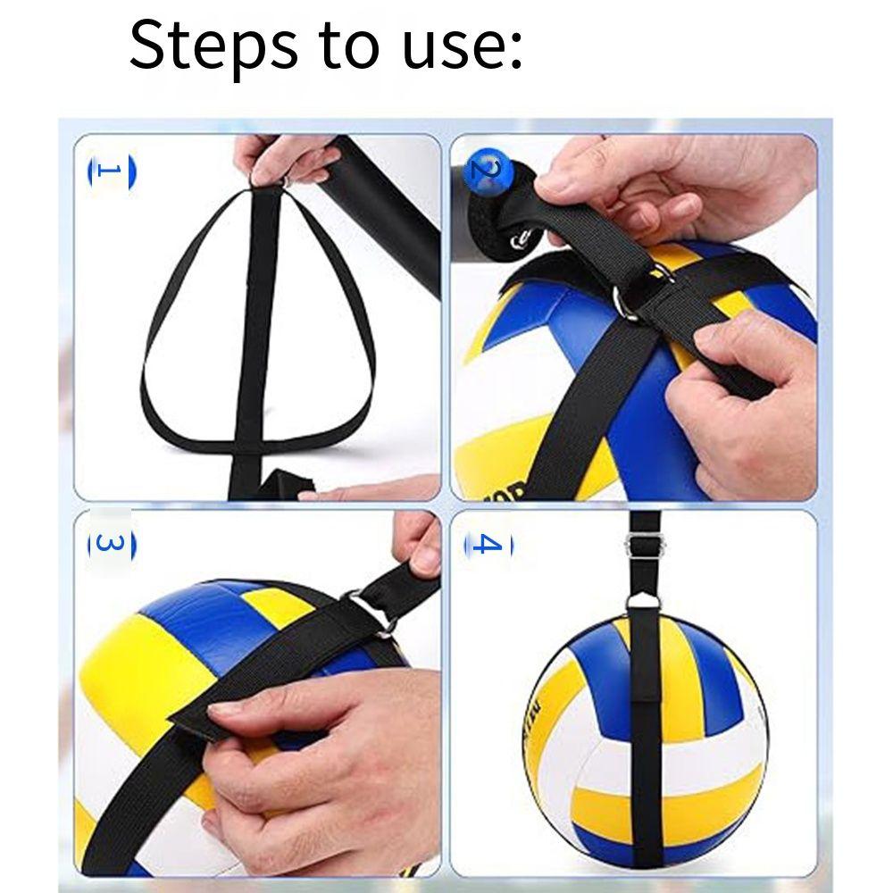 Adjustable Volleyball Bouncing Training Bands Hanging Volleyball Jump Practice Device Outdoor