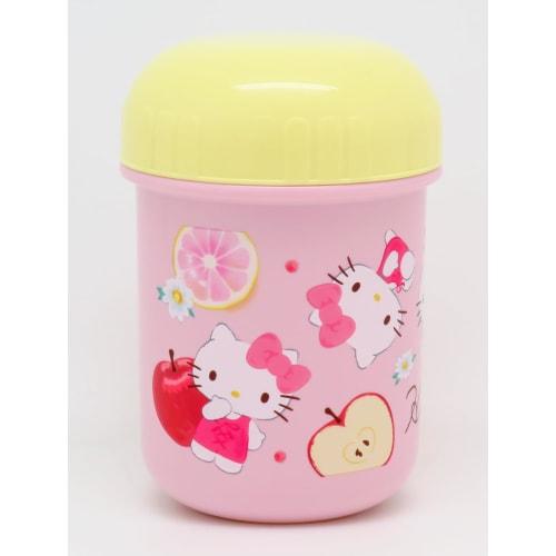 OSK Набор кухонных полотенец, Набор кухонных полотенец Hello Kitty с фруктами, Сделано в Японии, OC-1 Розовый (Размер корпуса: Диаметр 6,3 см x Высота 9,1 см, Размер для полотенца для рук: 32 см x 29 см
