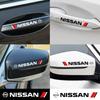 4 шт. Стикеры-декорации на ручки дверей для Nissan X-trail Qashqai Note Juke Sentra Patrol Almera Navara Leaf