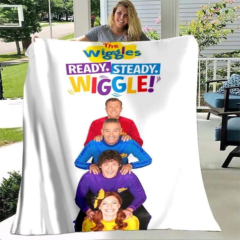 Мультфильм The Wiggles Легкое Удобное Мягкое Дышащее Ультратеплое Одеяло Постельное Белье Постельное Белье для Путешествий