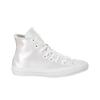 Converse Кеды Chuck Taylor All Star из иридисцентной кожи хайтопы женские серебристые 566094C