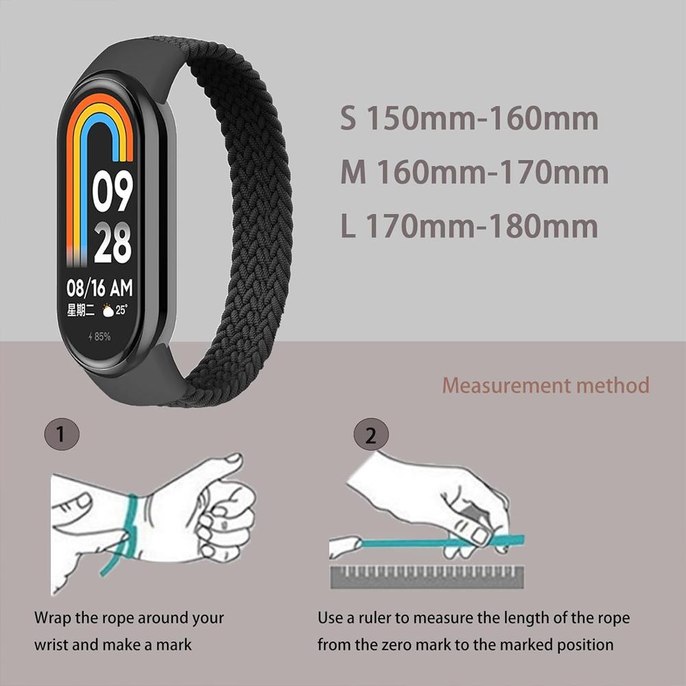 Ремешки для Xiaomi Mi Band 10 9 8 NFC miband умные часы аксессуары Запасной ремень Плетеный браслет correa mi band 10 ремешки