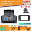 9.7" Vertical Style Tesla Screen Android Car Radio for BMW 5 Series E39 X5 E53 1995-2003 Navigation GPS Multimedia Player
