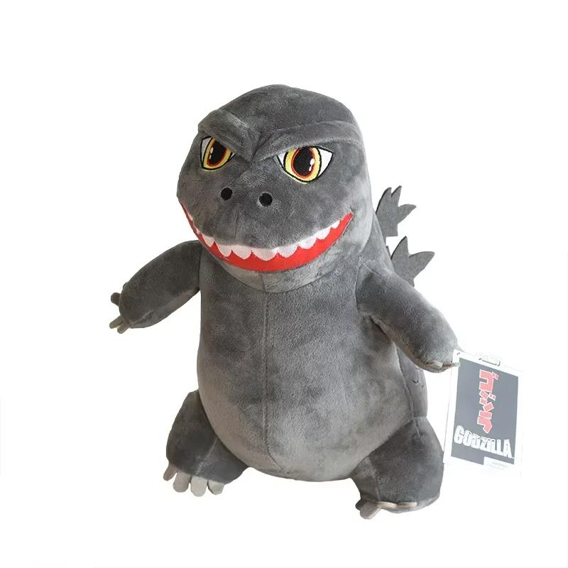 20CM Anime Godzilla Q Version Plush Toy Cute Soft Stuffed Animal Doll Kawaii Throw Pillow Sofa Decoration Collection Kids Gift