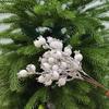 5Pcs/set Handmade Artificial White Berry DIY Christmas Tree Ornament  Party Supplies