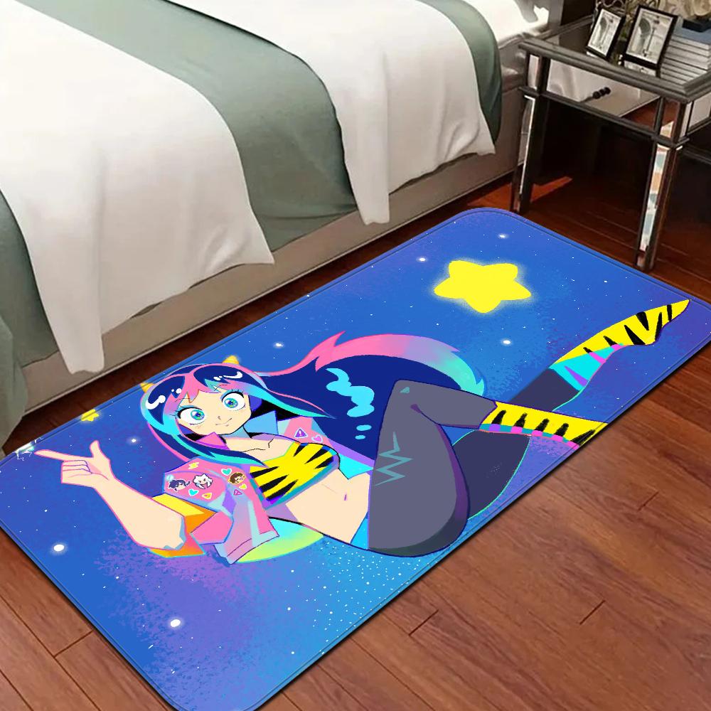 Urusei Yatsura Floor Mat Rectangle Anti-slip Home Soft Badmat Front Door Indoor Outdoor Mat Hotel Decor Mat