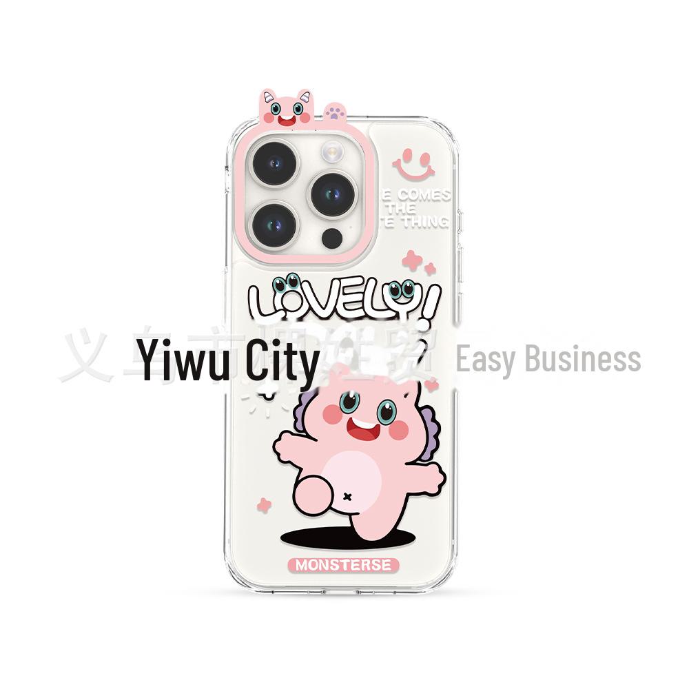 Cartoon Monster Series iPhone 13/14 Protective Cover for Apple 15 Pro Mobile Phone