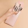 8pcs Mini Travel Makeup Brush Set Portable Multi Colors Choice Concealer Brush with Soft Touch Feeling Cosmetics Eye Shadow Tool