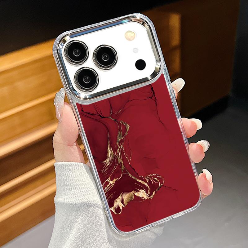 Чехол с рисунком под песчаник и мрамор для iPhone 17 Pro Max, рамка для камеры с покрытием, прозрачная мягкая крышка для iPhone 16 15 14 13 Pro Max 11 16E 17E