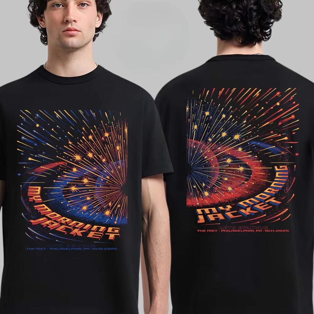My Morning Jacket Nashville Concert Graphic Tee Indie Rock Streetwear Casual Unisex Top For Fans