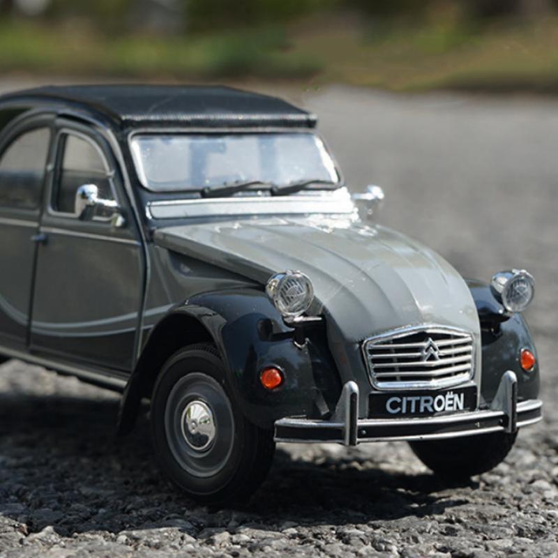 Welly 1/24 Citroen 2CV 6 Charleston Сплав Масштабная Модель Автомобиля Литье под Давлением Металл Статическая Коллекция Детская Игрушечная Машина Транспортные Средства Подарки