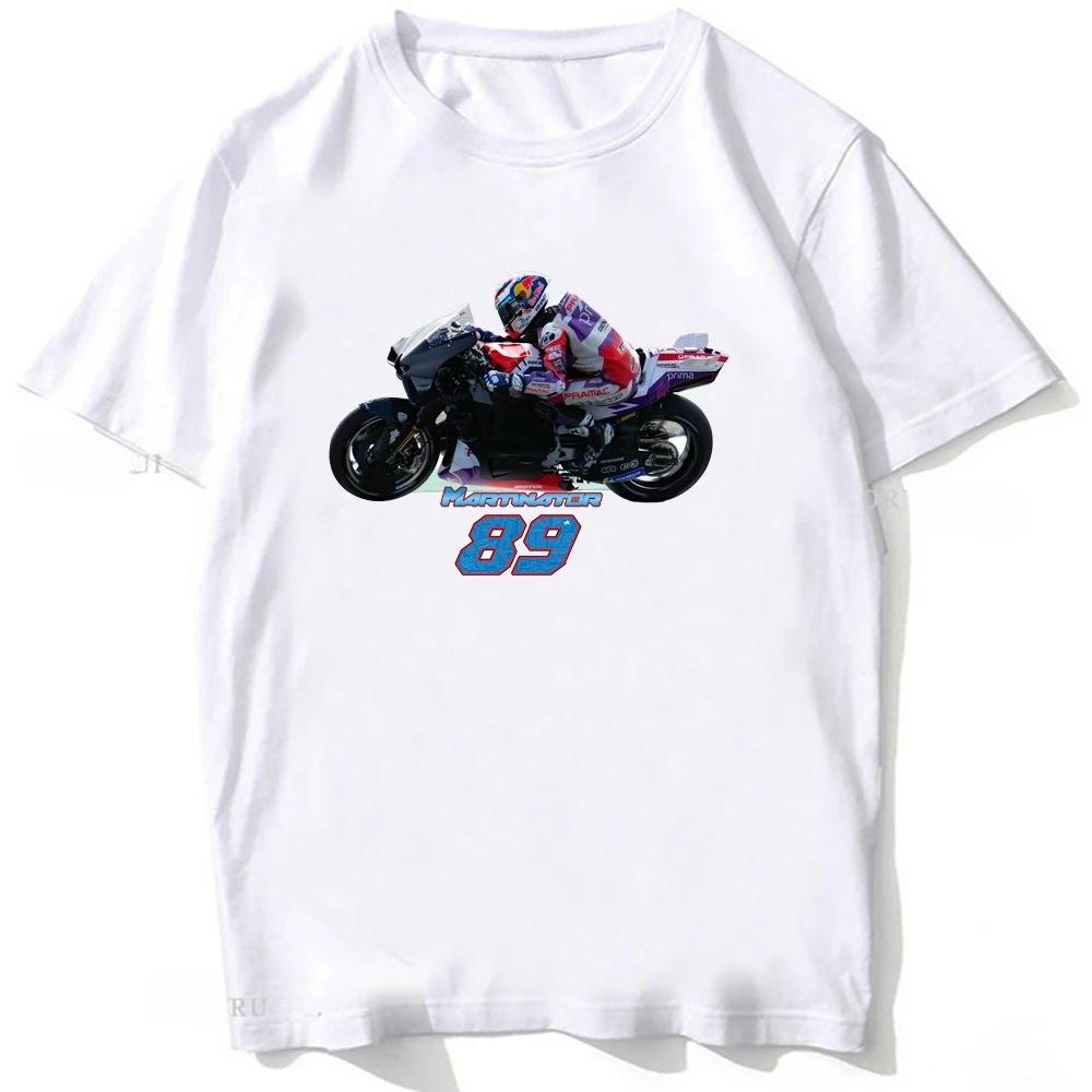 Jorge Martinator 89 GP Race Ride Fans T-Shirt New Summer Men Short Sleeve Sport Boy Casual Tees Motorcycle Riding White Tops