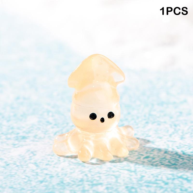 Мультяшный светящийся орнамент мини-светящийся кулон в виде животного микро-сада ландшафтные украшения своими руками игрушки украшения для аквариума