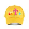 Happy Easter Colorful Cross Baseball Cap Fashion Unisex Sunhat Womens Outdoor Sports