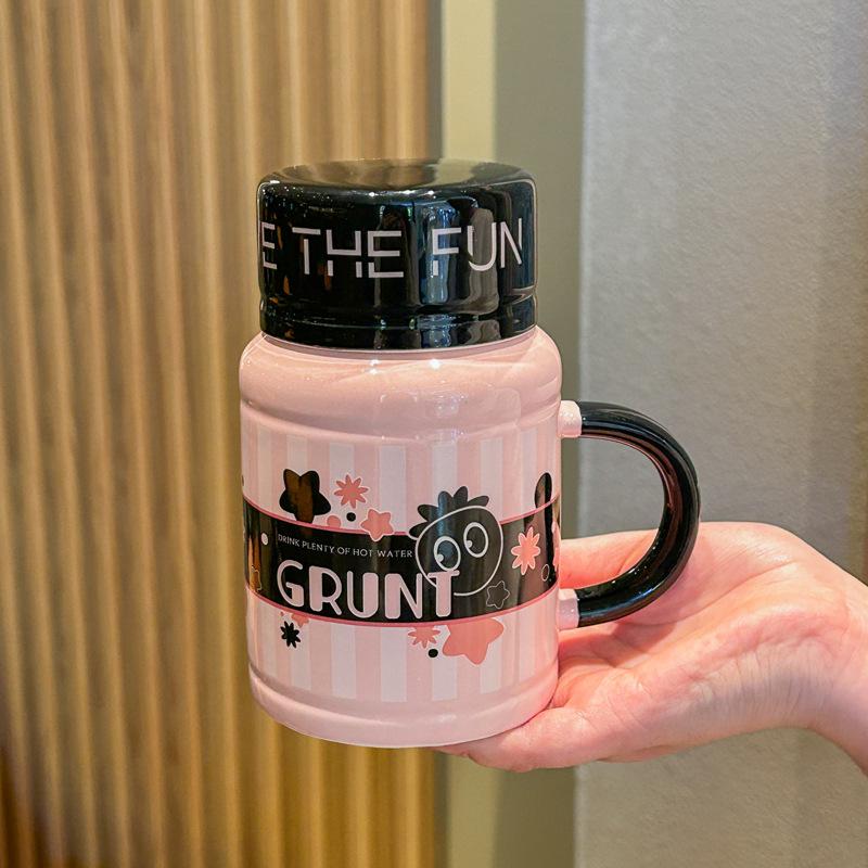 A High Value Cartoon Kettle for A Girl's Best Friend's Birthday Gift Practical Ceramic Mug Souvenir Gift Box