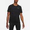 Nike Дышащая и удобная мужская футболка с коротким рукавом для бега, черная