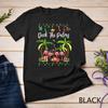 Deck The Palms Merry Flamingo Christmas Tree Xmas Unisex T-shirt