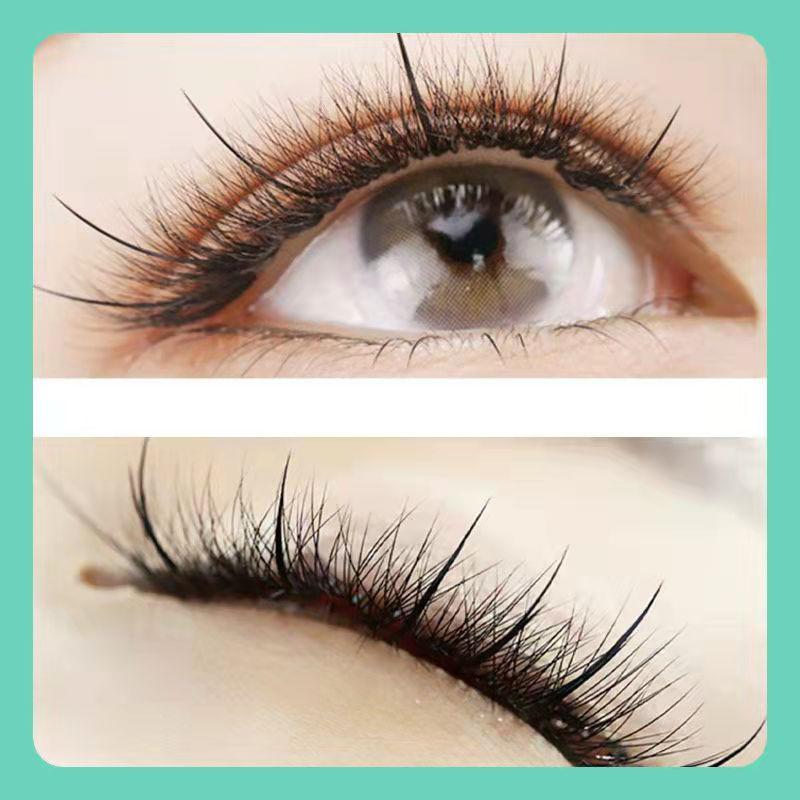 Наращивание ресниц своими руками, набор одиночных ресниц, пучковые ресницы, отдельные ресницы, с клеем и пинцетом I формы.