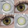 Eyeshare 1 Pair Green Color Cosplay Lens Hot Sale Contact Lenses for Role Playing Anime Eye Makeup Halloween Softlens
