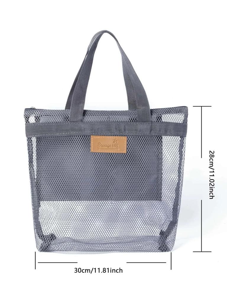 Большая дорожная сумка-органайзер, сумка для хранения, многоразовая эко-сумка, переносная сумка для одежды, сетчатый мешок для отдыха на природе, сумка для ванной, упаковка