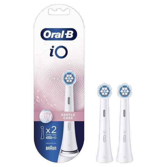 Oral-B iO Gentle Care Brush Heads for Sensitive Areas and Gums - 2 Pack