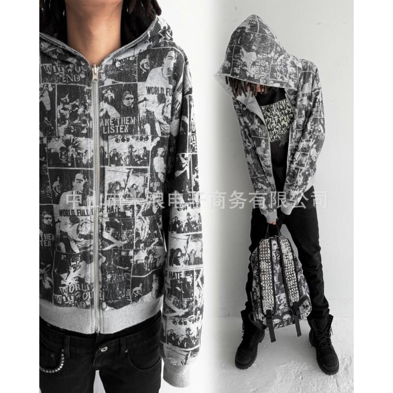 Unisex Oversized Hooded Streetwear Sweatshirt With 3D Graphic Print Loose Fit Harajuku Style Teens Adults